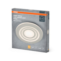 Lámpara de techo OSRAM ORBIS SPIRAL LOOP, blanca, 42 W, 4000 lm