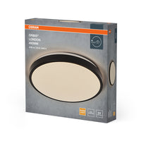 Lámpara de techo OSRAM ORBIS LONDON, negra, 36 W, 4150 lm