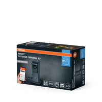 Terminal exterior OSRAM SMART+ WiFi con repetidor WLAN y enchufes inteligentes, antracita, 230 V