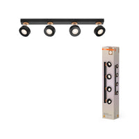 Lámpara de techo OSRAM DECOR SPOT PLUTO, 19,2 W, 1250 lm, negra