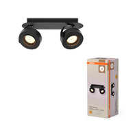 Lámpara de techo OSRAM DECOR SPOT VENUS, 10,5 W, 450 lm, negra