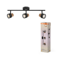 OSRAM DECOR SPOT CORK Deckenleuchte, 3 x 3,4W, 690lm, schwarz