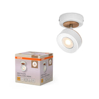 Aplique de pared OSRAM DECOR SPOT PLUTO, 4,8 W, 300 lm, blanco