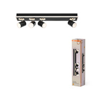 Lámpara de techo OSRAM DECOR SPOT MARS, 58,5 W, 1800 lm, negra