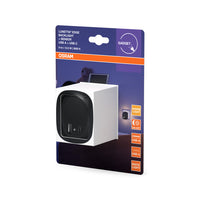 Luz nocturna enchufable OSRAM LUNETTA EDGE, 0,35 W, 10 lm, negra