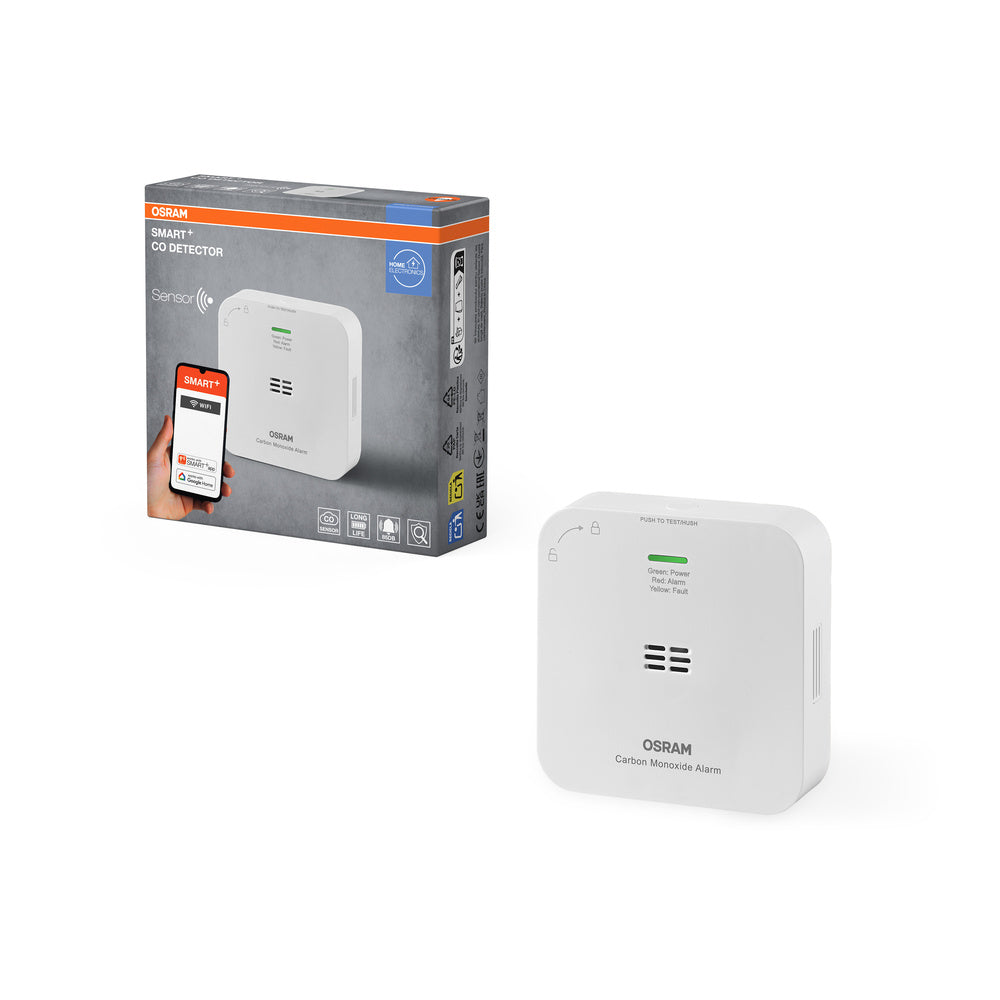 OSRAM Wifi SMART+ Kohlenmonoxid CO Detektor, Weiß