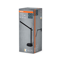 Lámpara de mesa OSRAM Panan Alu, negra, aluminio, regulable