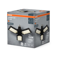 Lámpara de techo OSRAM Highbay Blade con alas, 17 W, E27
