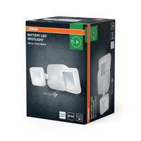 Foco con sensor a pilas OSRAM, luz de exterior, blanco, 10 W, 4000 K