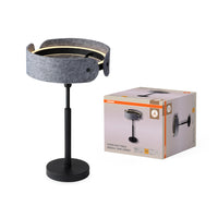 Lámpara de mesa OSRAM DECOR Curve Felt 19W 830 Gris oscuro