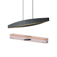 OSRAM DECOR Flat Felt Pendelleuchte 23W 830 Dunkelgrau