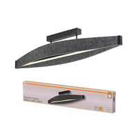 Lámpara de techo OSRAM DECOR Flat Felt 23W 830 Gris oscuro