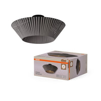 Lámpara de techo OSRAM DECOR Stripes 1xE27 gris oscuro