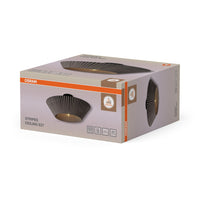 Lámpara de techo OSRAM DECOR Stripes 1xE27 gris oscuro