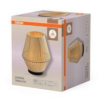 Lámpara de mesa OSRAM DECOR Stripes 1xE14 Beige