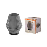 Lámpara de mesa OSRAM DECOR Stripes 1xE14 Gris oscuro