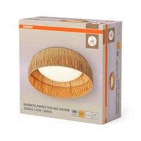 OSRAM DECOR Bamboo Paper Deckenleuchte Braun, 300mm, 12W