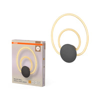 Aplique de pared OSRAM DECOR Helios, 12 W, 3000 K, 960 lm, blanco cálido, Click Select