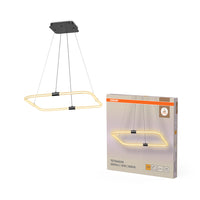 Lámpara colgante OSRAM DECOR Tetragon, 18 W, 3000 K, 2000 lm, blanco cálido, Click DIM