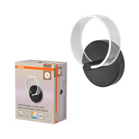 Aplique de pared OSRAM DECOR Circle Wall 8W Click CCT Negro