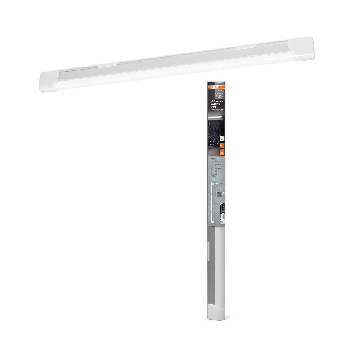 OSRAMValue Batten LED tira de luz 600 mm 4000 K 10 W
