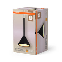 Lámpara colgante OSRAM DECOR Fuji 1XPendant 5W 930 Negra