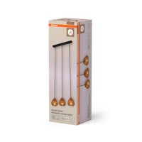 OSRAM DECOR Lámpara colgante de papel lineal 3xE27 beige