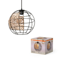 OSRAM DECOR Cage Globe Pendelleuchte, schwarz/braun, E27