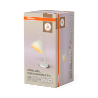 Lámpara de mesa OSRAM DECOR Decor Camel Bell blanca, E14, regulable