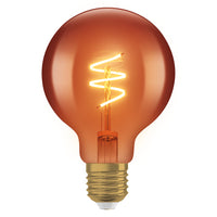 OSRAM Vintage 1906 LED Leuchte CLASSIC SLIM FILAMENT Globe dimmbar 3W 618 Kupfer E27