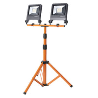 OSRAM LED Baustrahler für Außenanwendungen, Tripod-Ständer, LED Worklight, 2 x 50 Watt