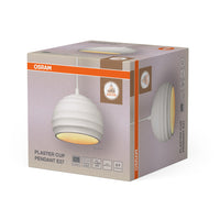 Lámpara colgante de yeso OSRAM DECOR Plaster, E27, 160 mm