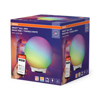 Lámpara de mesa OSRAM SMART+ Wifi BALL Moodlight MAGIC RGB Mini RGBW USB, 130 lm, 2200… 6500 K, blanco ajustable|RGB