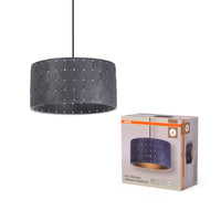Lámpara colgante OSRAM DECOR Decor Felt Weaving gris, E27, 380 mm