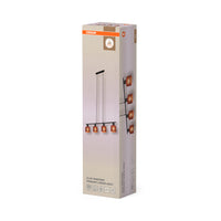 Lámpara colgante OSRAM DECOR Clay Windows LN 4xE27 Marrón