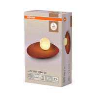Lámpara de mesa OSRAM DECOR Clay Nest 1xG9 Marrón
