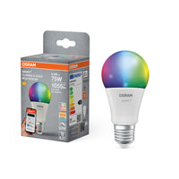 Lámpara LED OSRAM Matter SMART+, efecto escarcha, RGB, 9,5 W, 1055 lm, E27