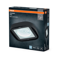 Lámpara de techo OSRAM Highbay UFO 80W 865 IP65 negra