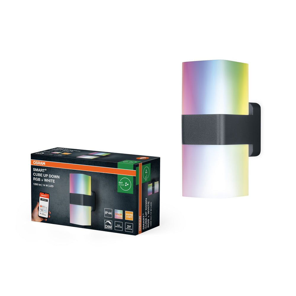 OSRAM Wifi SMART+ Cubo Multicolor UpDown RGB + W, 950lm, 14W, 3000K