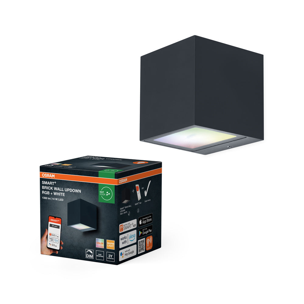 OSRAM Wifi SMART+ Brick Multicolor UpDown RGB + W, 550lm, 14W, 3000K
