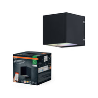 Aplique de pared OSRAM Matter SMART+ Beam, RGB+, TW, 8 W, 3000-6500 K, negro