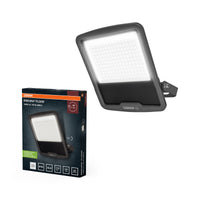Proyector LED OSRAM ENDURA FLOOD PC 150 W, 4000 K (blanco frío), 18 000 lúmenes, IP65, para grandes superficies, 120 lm/W, gris