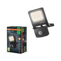 Proyector LED OSRAM, luz exterior, sensor de movimiento integrado, blanco cálido, 125,0 mm x 101,0 mm x 29,0 mm, ENDURA FLOOD