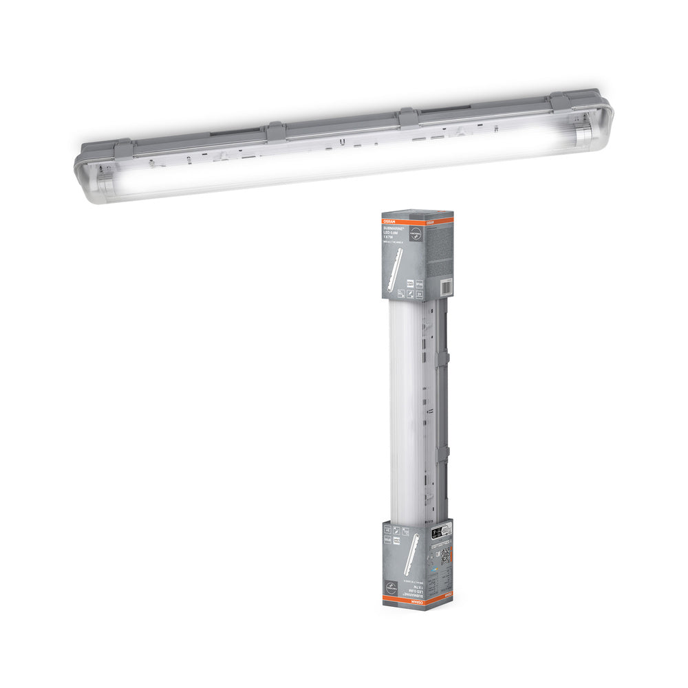 OSRAM SUBMARINE LED Deckenleuchte Feuchtraumleuchte 65,1cm 8W / 4000K Kaltweiß