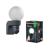 OSRAM SMART+ Outdoor-Wandleuchte mit Kamera, E27-Sockel