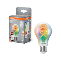 Filamento OSRAM SMART+ Matter Formas clásicas Multicolor 4.8W 827-865 Multicolor E27