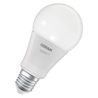 OSRAM SMART+ MATTER Classic Blanco regulable en forma de A, lámpara LED, mate, 14 W, 1521 lm, de 2700 a 6500 K, Matter, compatible con altavoces inteligentes, regulable