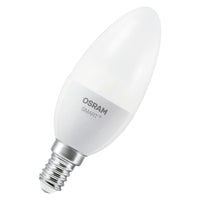 OSRAM SMART+ MATTER Classic Blanco regulable en forma de B, lámpara LED, mate, 4,9 W, 470 lm, de 2700 a 6500 K, Matter, compatible con altavoces inteligentes, regulable