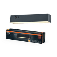 OSRAM Endura Aplique solar LED Shore, 12,4 W, 3000 K (blanco cálido), 540 lm, sensor PIR, IP54, 18 días