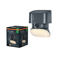 ENDURA STYLE SOLAR BRIGHT TURN SENSOR Wall Turn IP54 Dark Grey